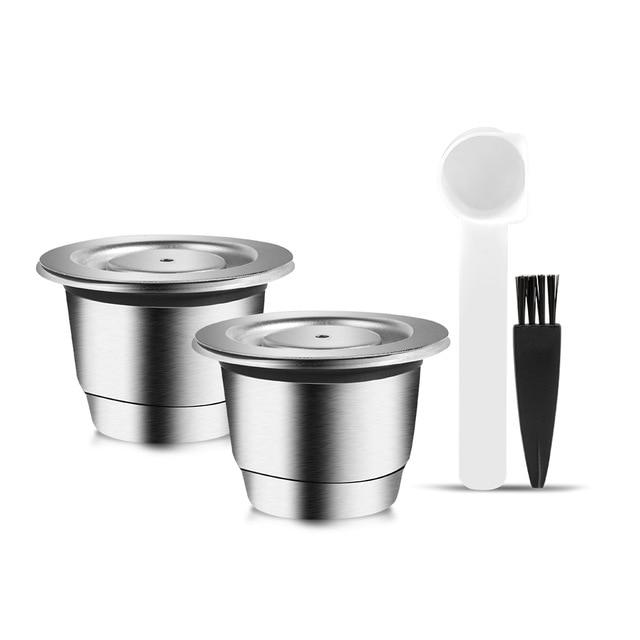 Reusable Stainless Steel Coffee Capsules (Compatible with Nespresso)