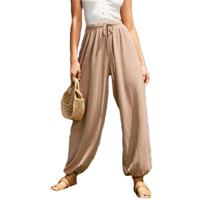 Emely Flowing Pants - Khaki