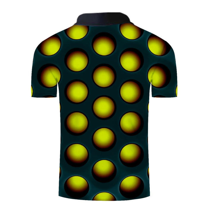 Reginald Golf Cooltech Loud Disco Shirt (Yellow)