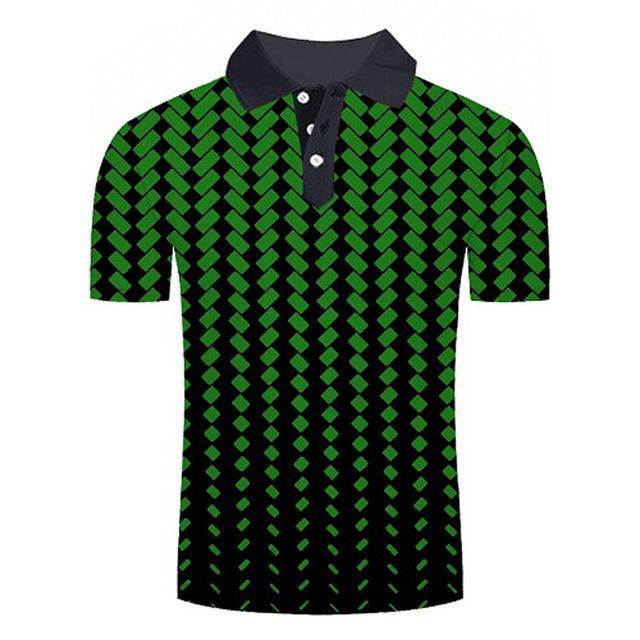 Reginald Golf Cooltech Loud Digital Shirt (Green)