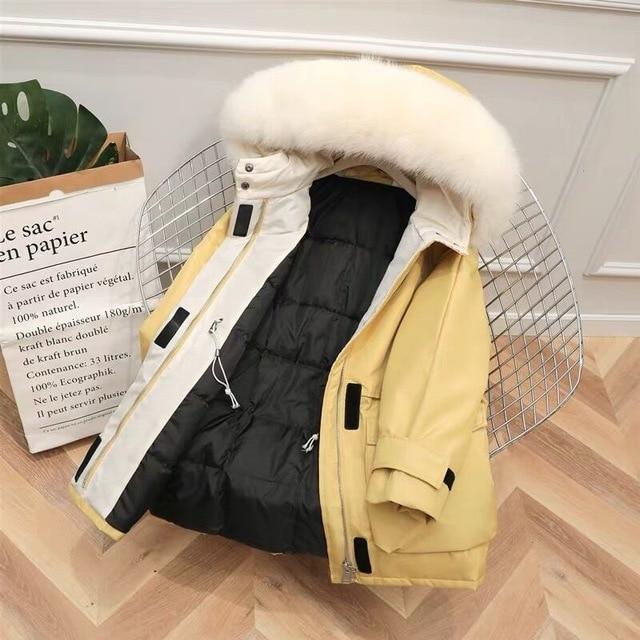 Fur Hooded Winter Jacket