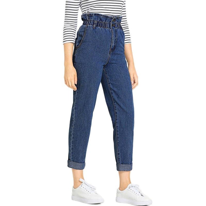 McKinley High Waist Jeans - Dark Blue