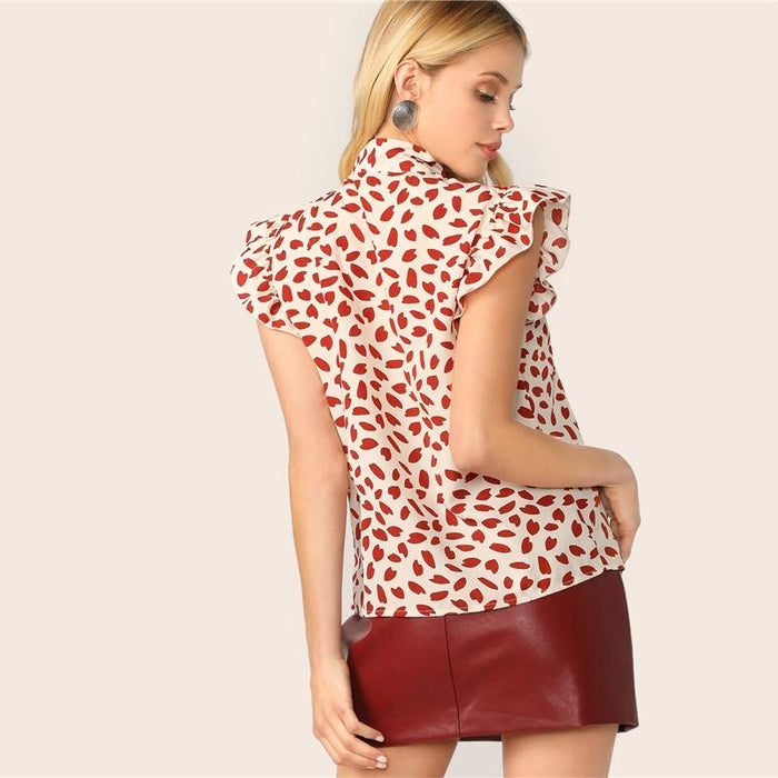 Kiana Cherry Blouse