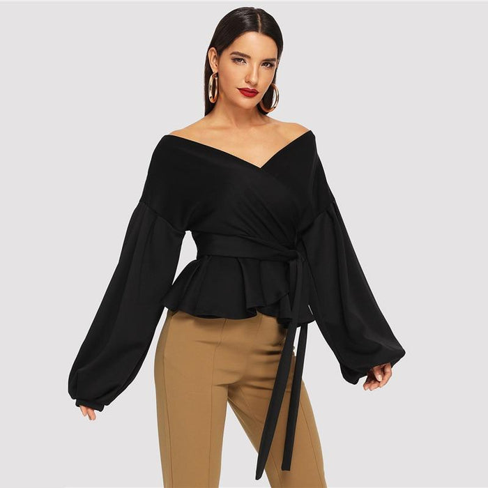 Sylvie Shoulderless Blouse