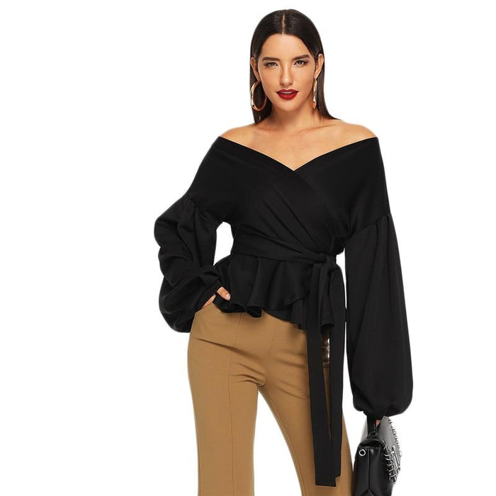 Sylvie Shoulderless Blouse