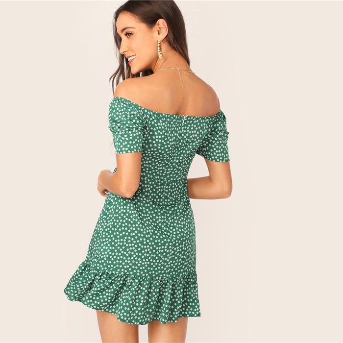 Ivy Mini Dress - Green