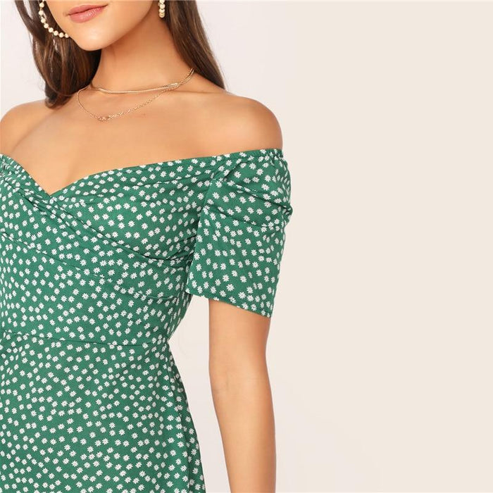 Ivy Mini Dress - Green