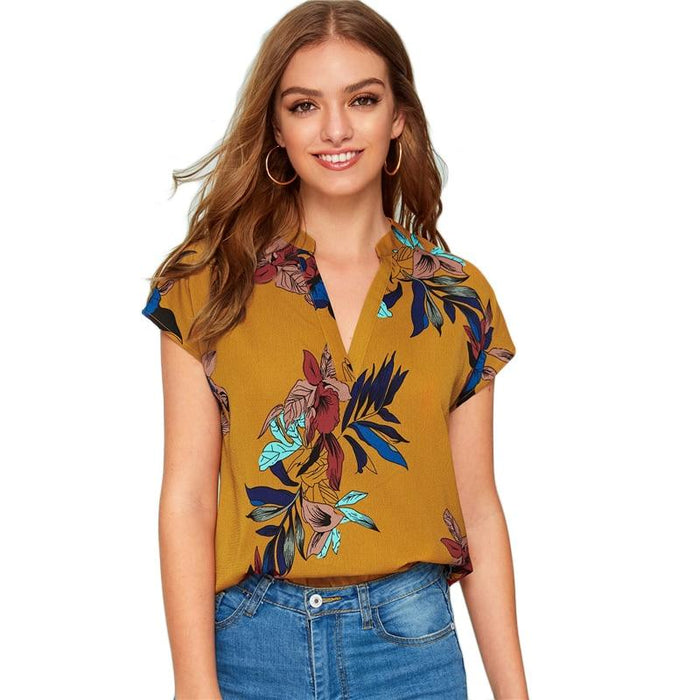 Savannah Floral Blouse - Yellow