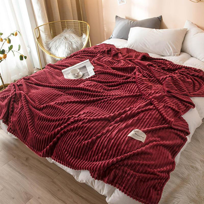 Red Premium Microfiber Blanket