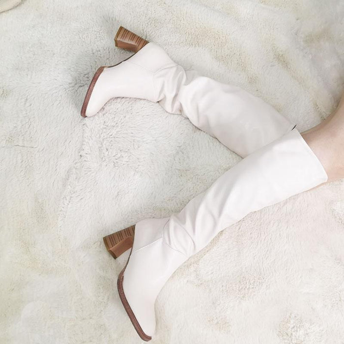 Adalyn Boots - White