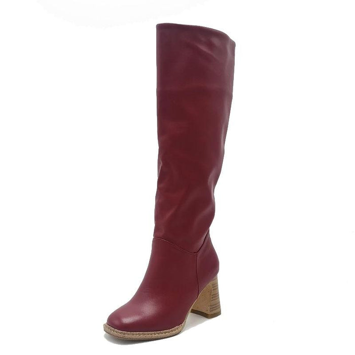 Adalyn Boots - Wine Red