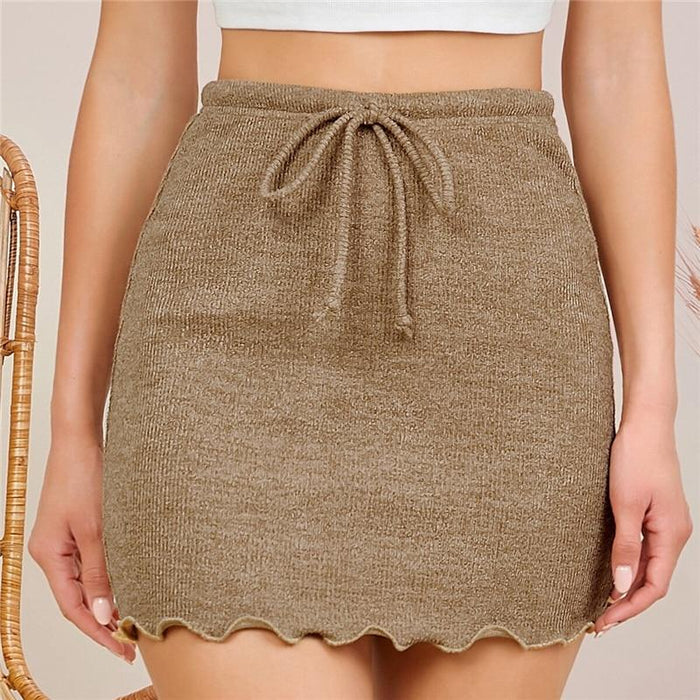 Frida Wavy Edge Mini Skirt