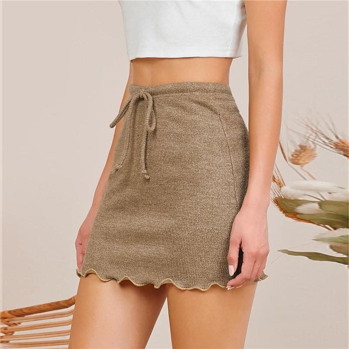 Frida Wavy Edge Mini Skirt