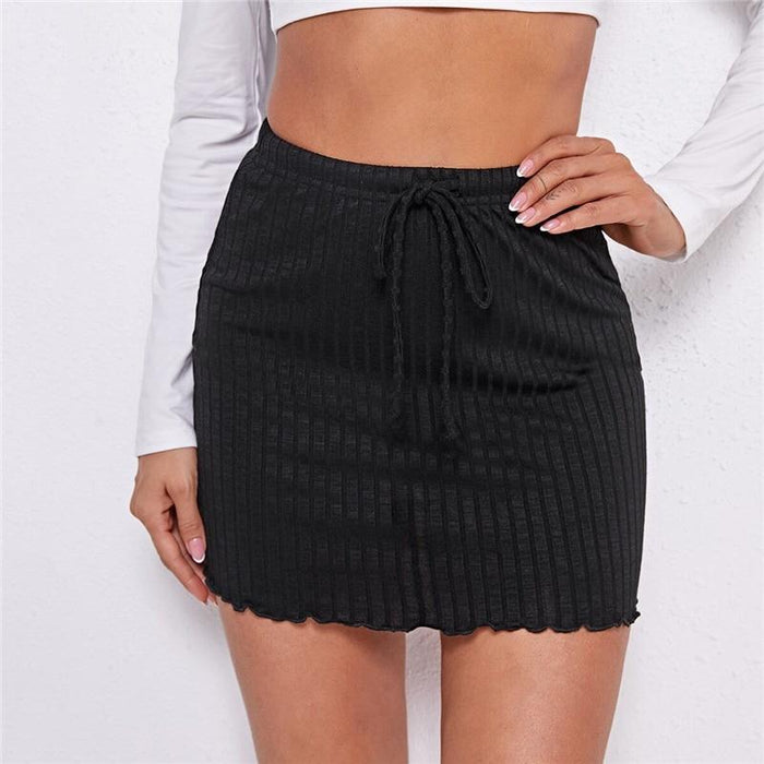 Frida Wavy Edge Mini Skirt