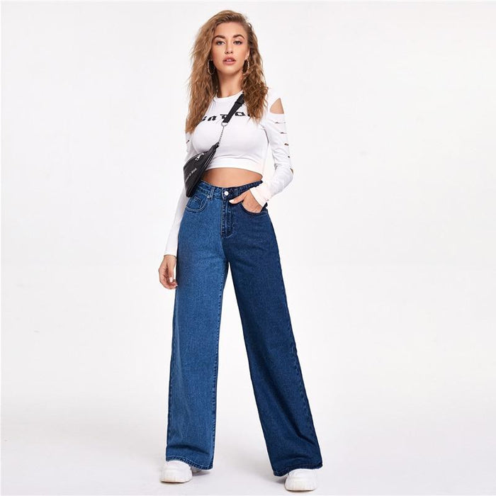 Virginia Two Tone Jeans