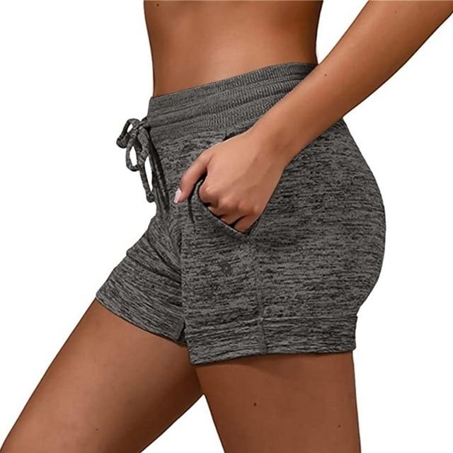 Angelique Athletic Shorts - Dark Gray