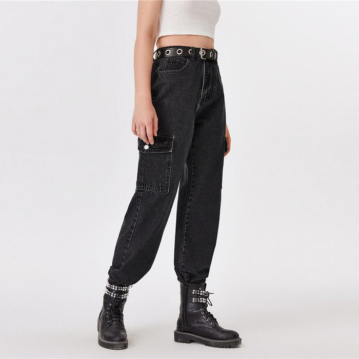 Antonella Work Jeans - Black