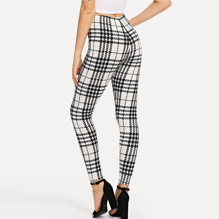 Teresa Office Plaid Leggings