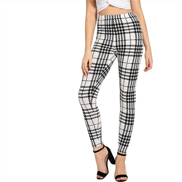 Teresa Office Plaid Leggings