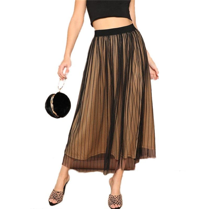 Karter Overlay Maxi Skirt