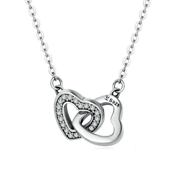 Intertwined Hearts Necklace