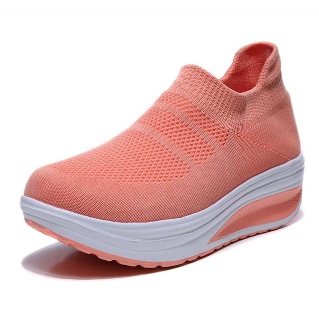 Aria Sneakers - Salmon