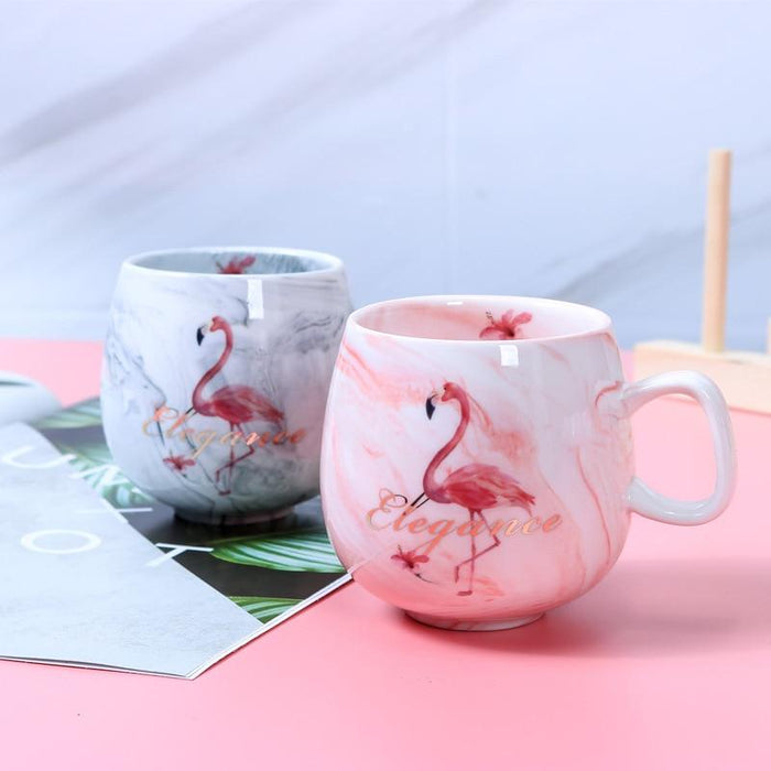 Marbled Decorative Coffee Cups