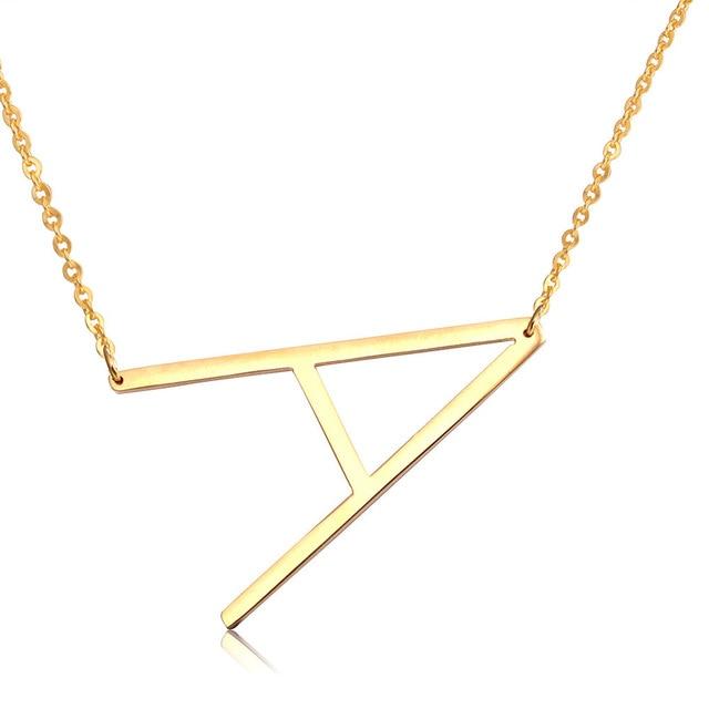 Golden Letter Necklaces