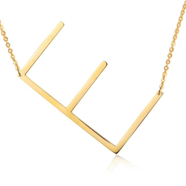 Golden Letter Necklaces