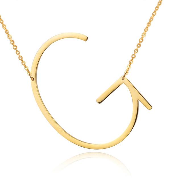 Golden Letter Necklaces