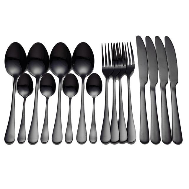 16 Piece Stainless Steel Silverware Set