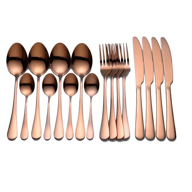 16 Piece Stainless Steel Silverware Set