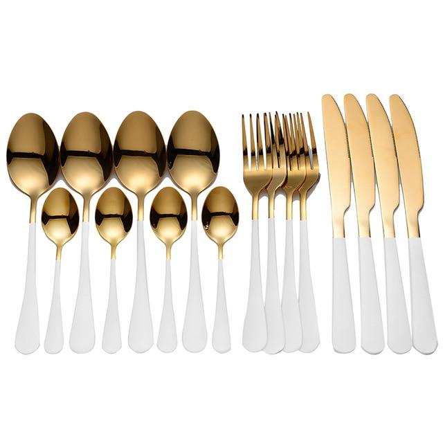 16 Piece Stainless Steel Silverware Set