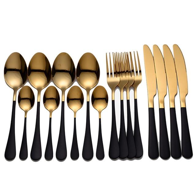 16 Piece Stainless Steel Silverware Set