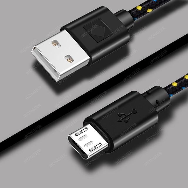 AlphaTech Micro USB Charging Cable - Black