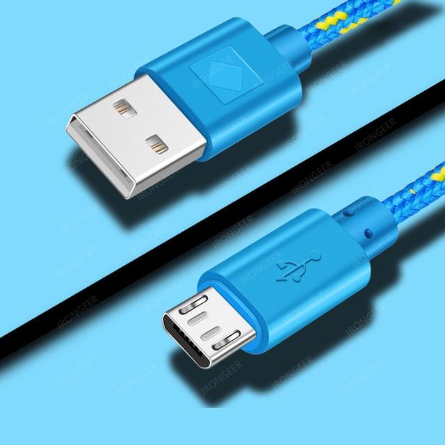 AlphaTech Micro USB Charging Cable - Blue