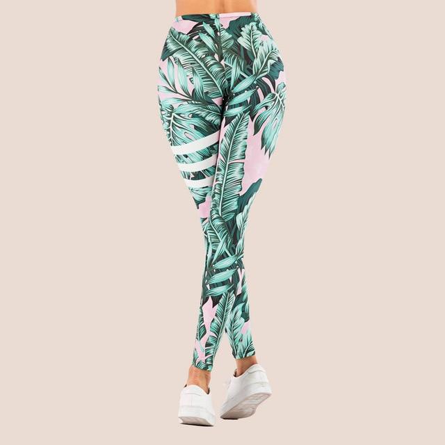 Zora Athletic Leggings - Ferns