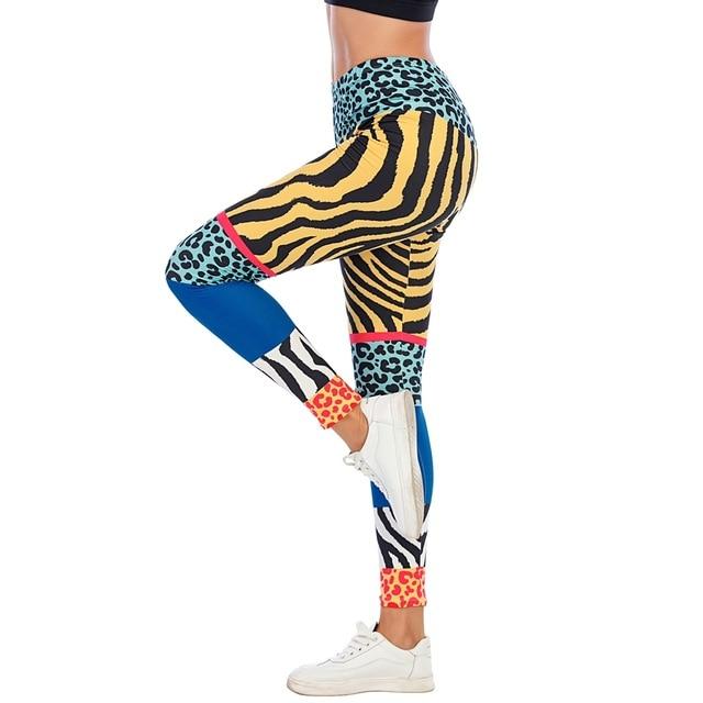 Zora Athletic Leggings - Collage