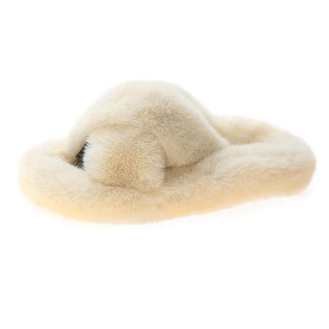 Eloise Slippers - White