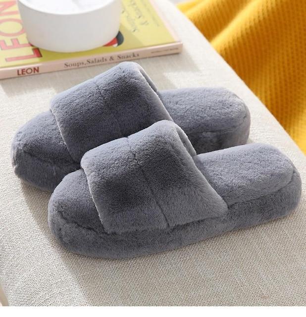 Esmerelda Slippers - Gray