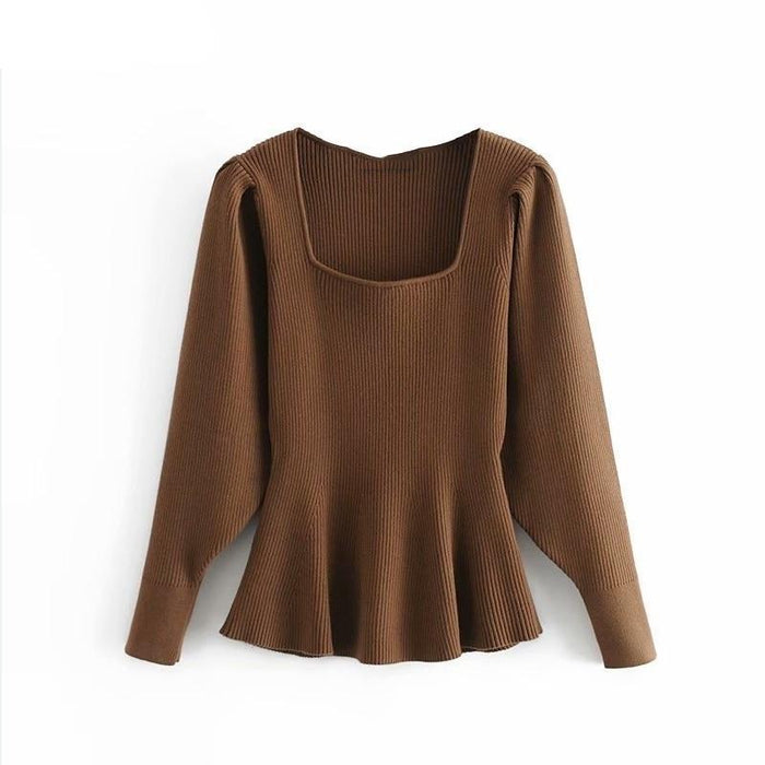 Gaia Pullover - Dark Brown