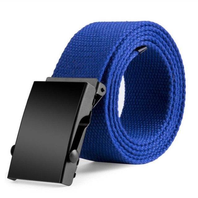 Reginald Golf Athletic Canvas Belt (Blue)