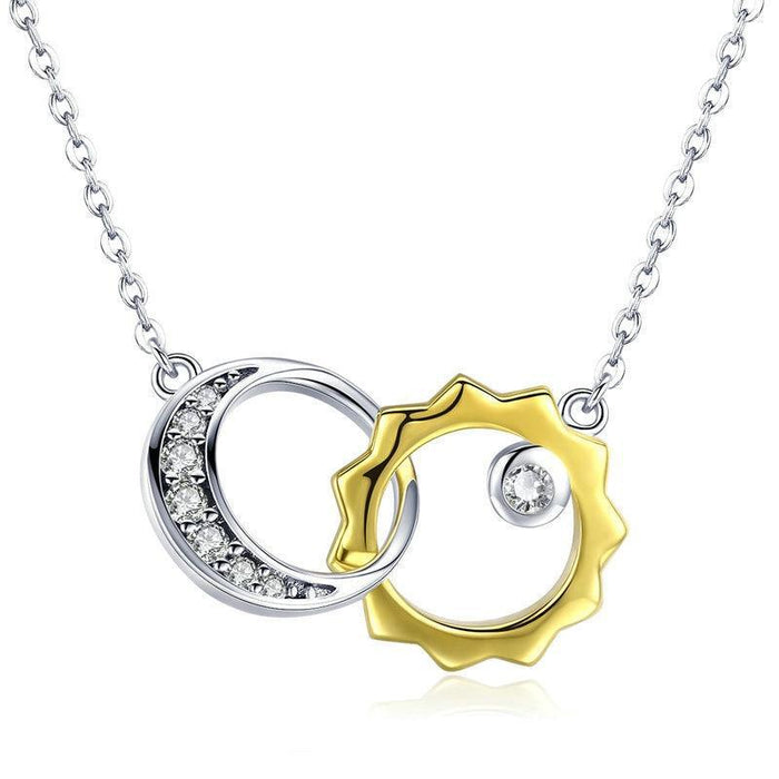 Sun and Moon Necklace