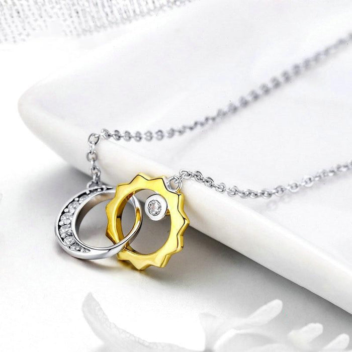 Sun and Moon Necklace