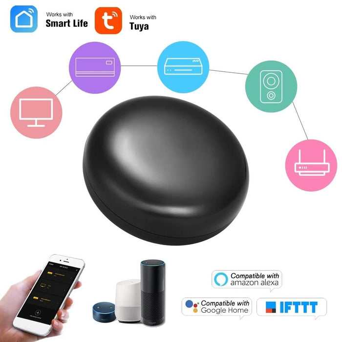 Universal IR Smart Remote Adapter (Compatible with Alexa and Google Voice)