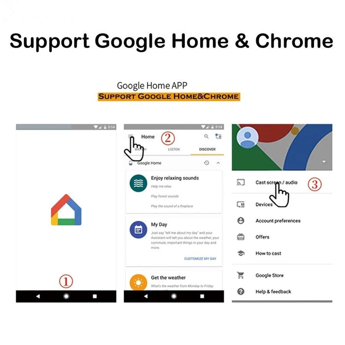 4K Device to Screen Wireless Adapter (Apple TV, Amazon Firestick, and Chromecast Alternative)