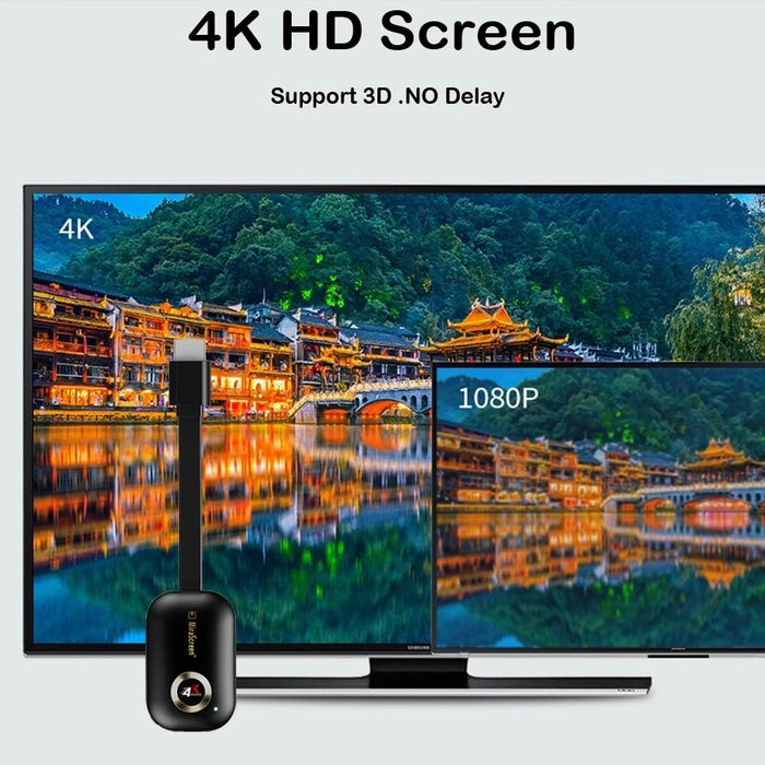 4K Device to Screen Wireless Adapter (Apple TV, Amazon Firestick, and Chromecast Alternative)