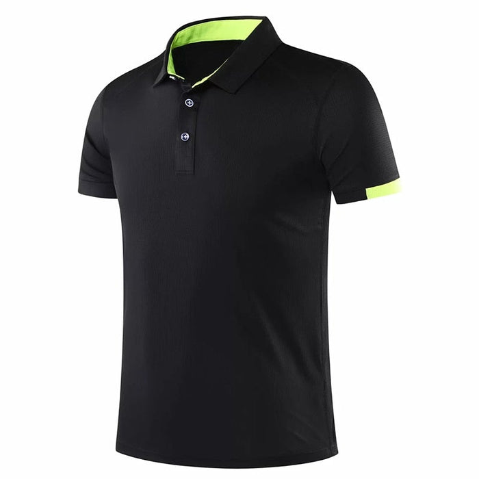 Reginald Golf High-Performance Shirt (Black)