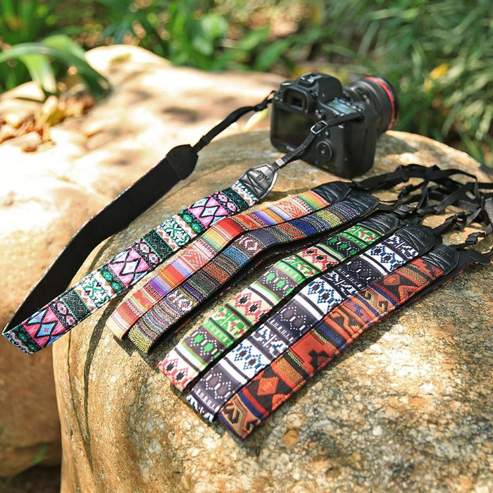 Tribal Print Camera Strap