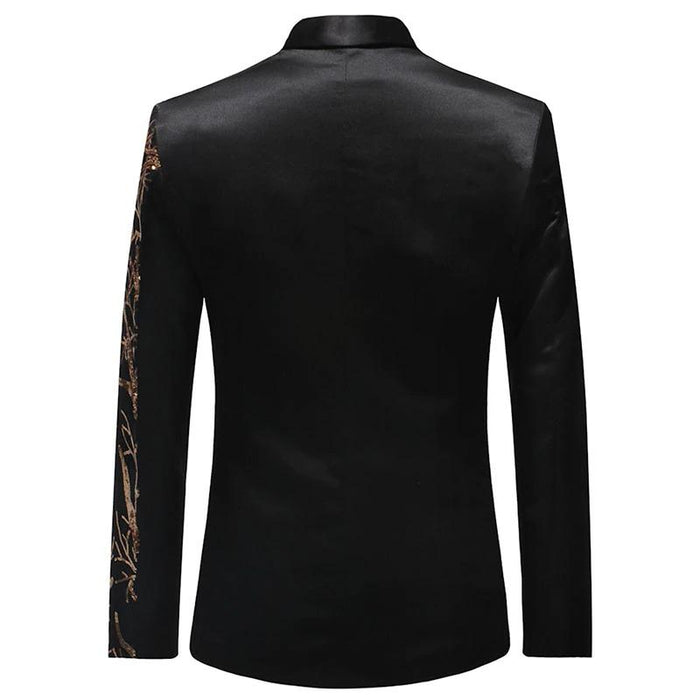 Black Tree Growth Fashion Blazer